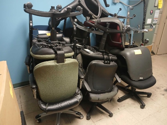 Group of Office Rolling Chairs. OFFSITE: BROWNSVILLE, TX