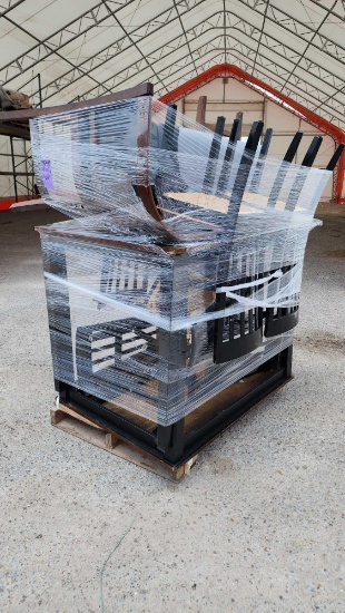 Group of Wooden Chairs, (2) Tables on Pallet