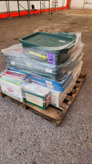 Group of Assorted Reading Books on Pallet