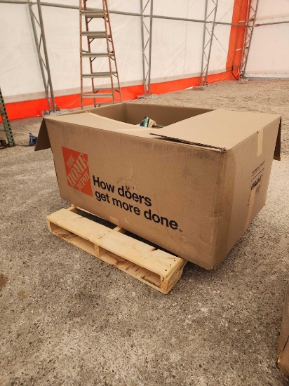 Box of Educational and Reading Books on Pallet