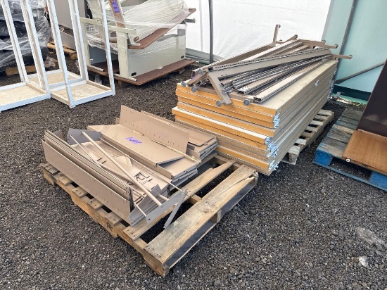 Group of Disassembled Office Cubicles on Pallet