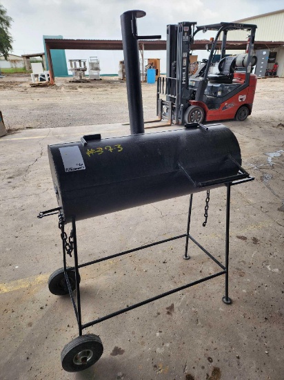 Mobile BBQ Smoker Pit