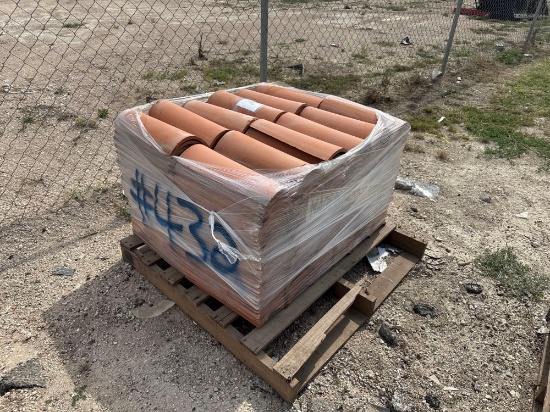Pallet of Clay Roof Shingles