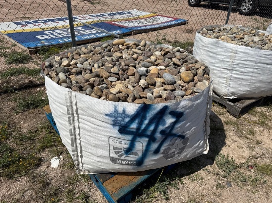 Pallet of Landscape River Rocks
