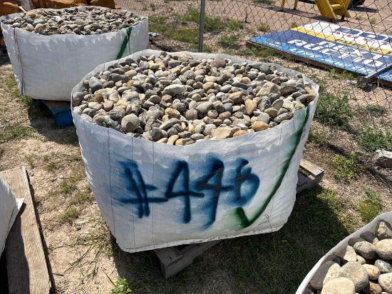 Pallet of Landscape River Rocks