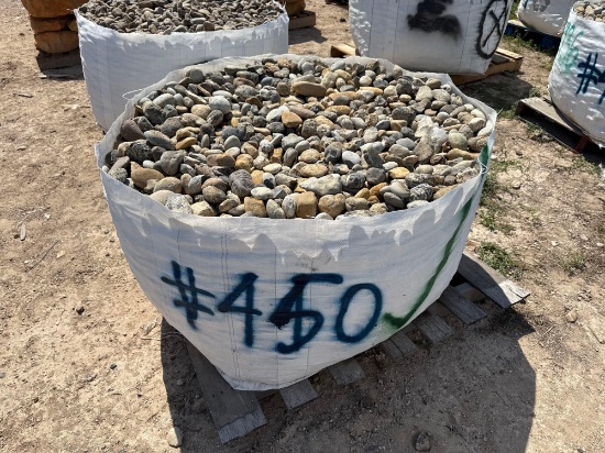 Pallet of Landscape River Rocks