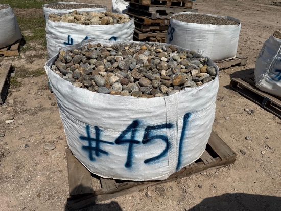 Pallet of Landscape River Rocks