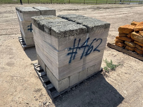 Pallet of Concrete Brick Blocks