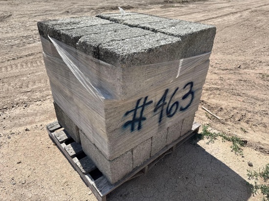 Pallet of Concrete Brick Blocks