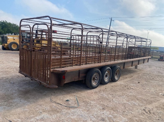 2000 32' Cattle Trailer Frame *NO TITLE - RECEIPT SERVES AS BILL OF SALE