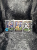 (3) 2022 PANINI PRIZM FOOTBALL - RHAMONDRE STEVENSON/ ELI MITCHELL/ JARVIS LANDRY