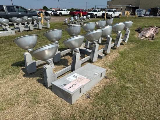 (1) Rack of Commercial Stadium Lights