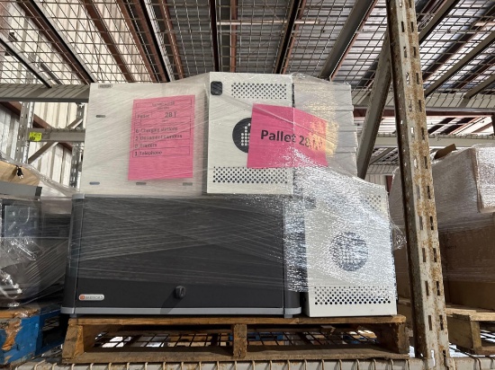(6) Charging Stations, (2) Document Cameras, (8) Printers, (1) Telephone