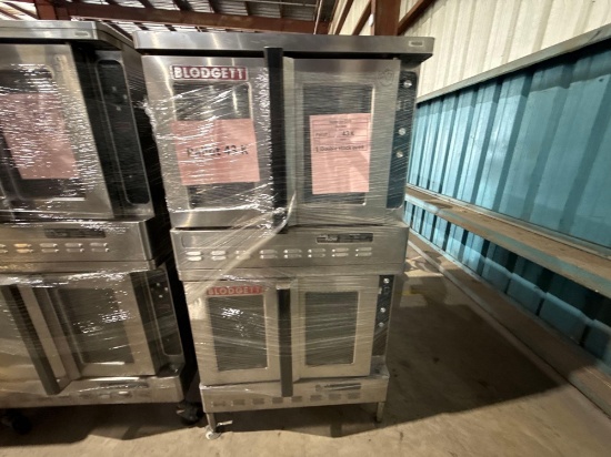(1) Blodgett Stainless/S Commercial Double Stack Oven