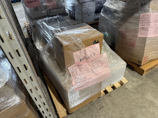 (1) Box of Headphones, (3) Printers, (1) Binding Machine, (1) 5-Disc JVC Digital Output, etc.