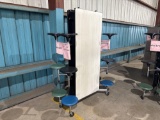 (1) Cafeteria Table w/ Attached Stools