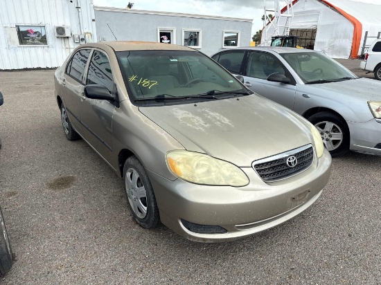 2006 Toyota Corolla Passenger Car, VIN # 1NXBR32E86Z750378