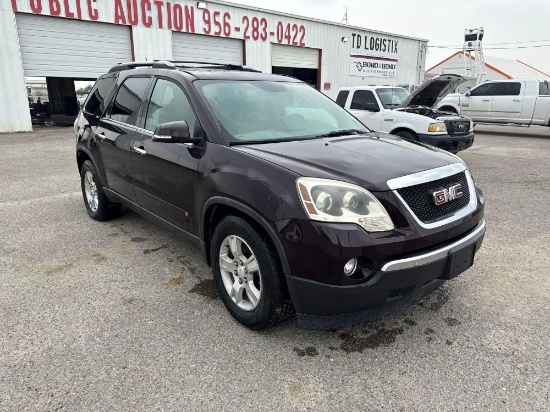 2009 GMC Acadia Multipurpose Vehicle (MPV), VIN # 1GKEV33D49J201547