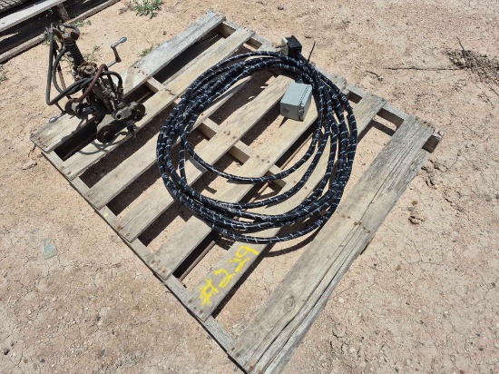 30 AMP Extension Cord, Pipe Beveling Machine on Pallet