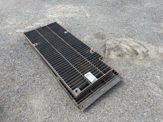(2) Heavy-Duty Steel Grating Panels