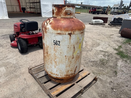 (1) Decommissioned BBQ Tank on Pallet