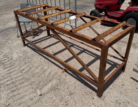 (1) Yellow Metal Welding Table