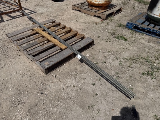 (3) 10 ft 5/8" Threaded Rods on Pallet