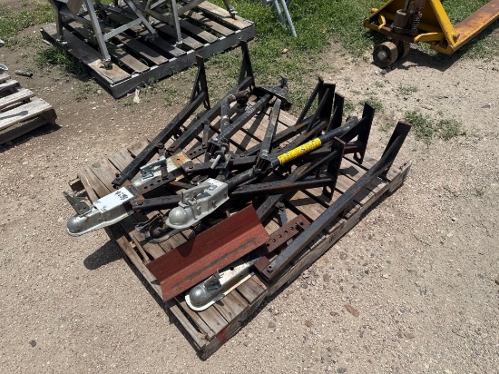 Group of Trailer Couplers on Pallet