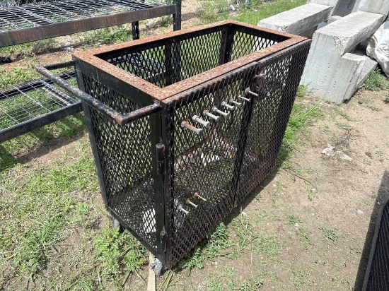 (1) Iron Storage Cabinet