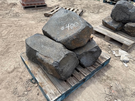 Pallet of Landscape Stone Boulder Rocks