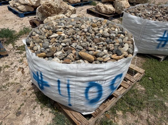 (1) Pallet of Landscaping River Rocks