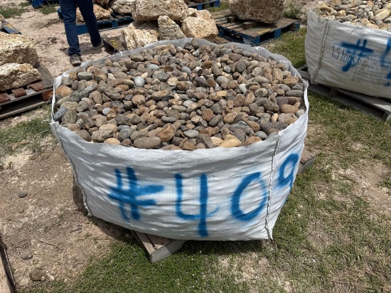 (1) Pallet of Landscaping River Rocks