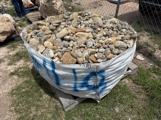 (1) Pallet of Landscaping Rivers Rocks