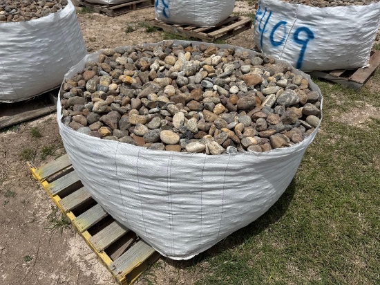 (1) Pallet of Landscape River Rocks