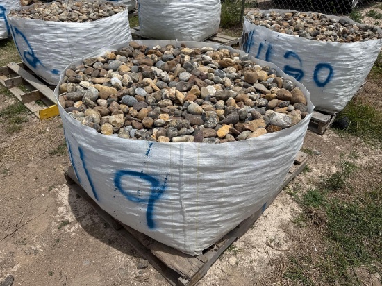 (1) Pallet of Landscape River Rocks