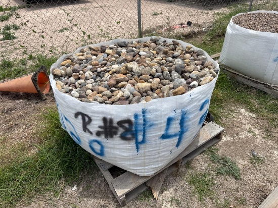 (1) Pallet of Landscape River Rocks