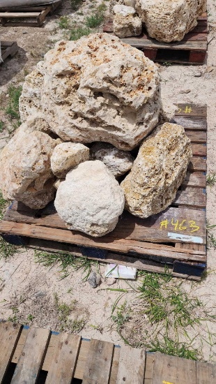 Pallet of Landscape Stone Boulder Rocks