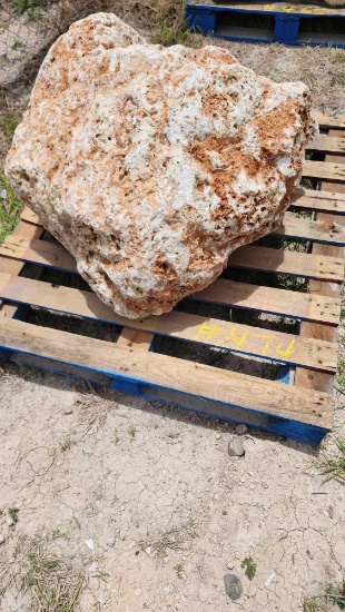 (1) Pallet w/(1) Large Boulder