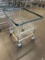 (1) Heavy-Duty Chrome-Plated Frame Utility Cart, Dimensions: 27