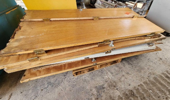 Group of Wood Doors on Pallet