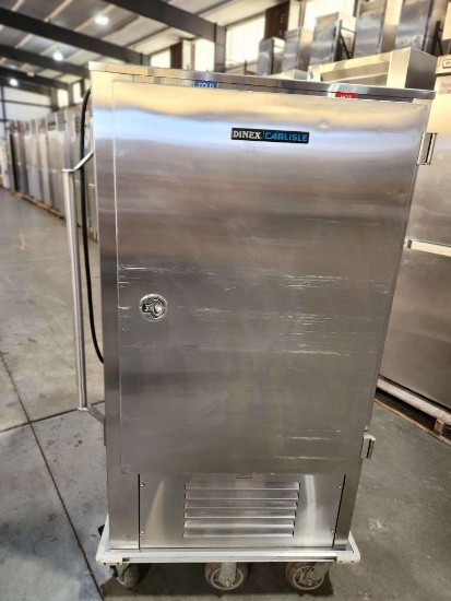 (1) Carlisle Dinex Stainless/S Commercial Combo Hot & Cold Mobile Food Cart, OFFSITE: ROBSTOWN,TX