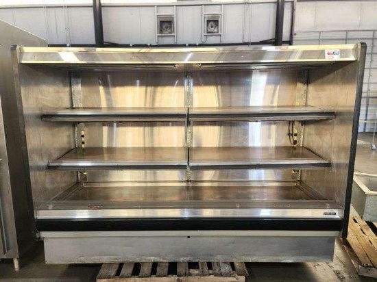 (1) Custom Deli's 99" x 33" x 70" Stainless/S Comm Heated Self Serve Merchandiser, OFFSITE: ROBSTOWN