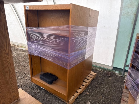 (2) Wood Bookcases on Pallet