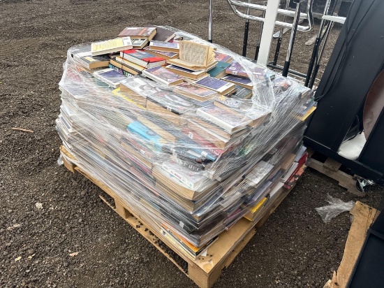 Group of Reading and Educational Books on Pallet