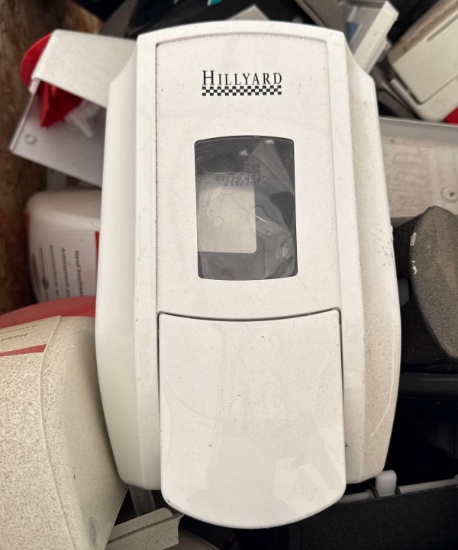 Group of Assorted Hillyard and SCJ Professional Commercial Dispensers on Pallet