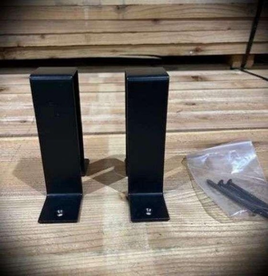 (5) NEW Boxed Industrial Style Wrap Around U-Brackets, (5 x's the $Money) *OFFSITE: ROBSTOWN, TX