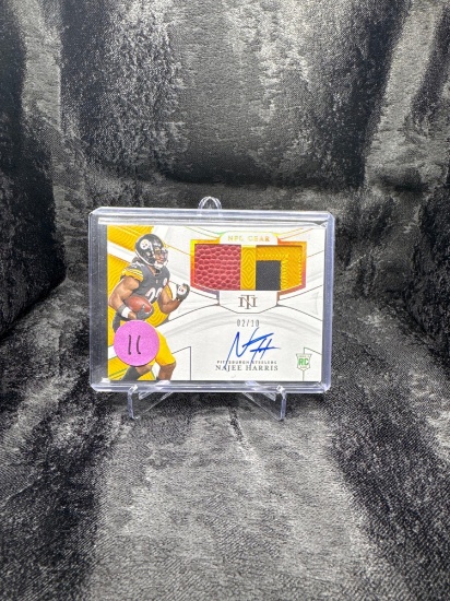 2021 PANINI NATIONAL TREASURES FOOTBALL - NFL GEAR NAJEE HARRIS ROOKIE (#02/10)