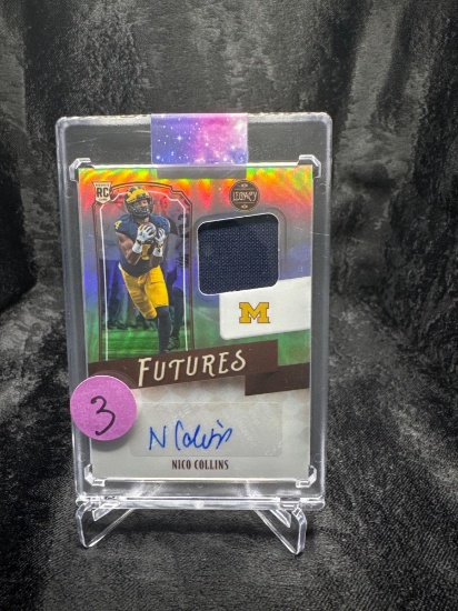 2021 PANINI LEGACY FOOTBALL - FUTURES AUTO. NICO COLLINS ROOKIE (#348/399)
