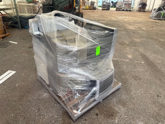 1 Pallet w/ Old Fashioned TV's, Printers, Projector, Scanner