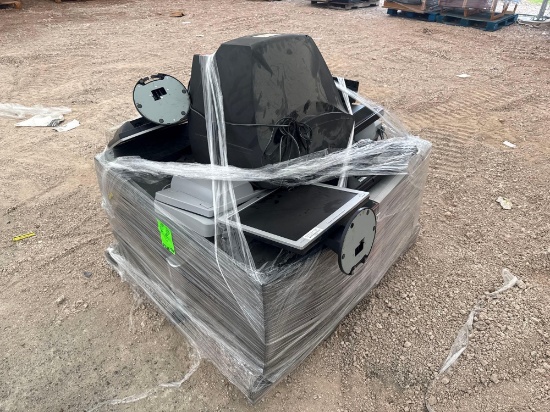 1 Pallet w/HP Scanjet 5590 Digital Flatbed Scanner, Computer Monitors, TV's, All in One Audio Mixer